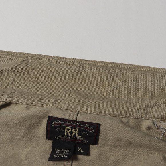 RRL Ralph Lauren Triple-Star Cotton Work Jacket (1990s) – Made in USA – Men’s XL - Picture 4 of 5